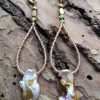 Oorhangers met Keshi parels