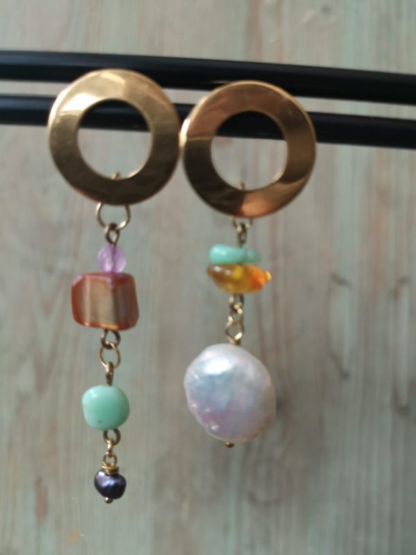 Pearl and Gems oorbellen