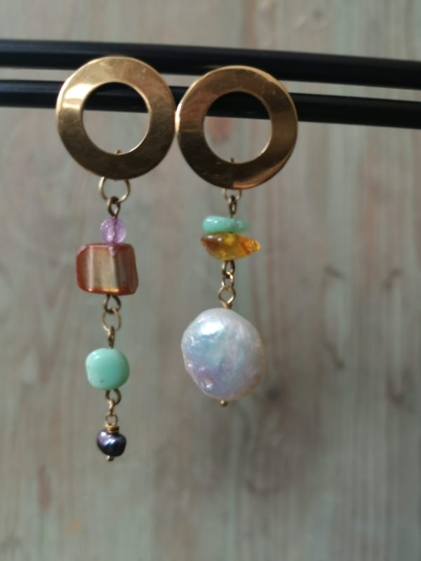 Pearl and Gems oorbellen