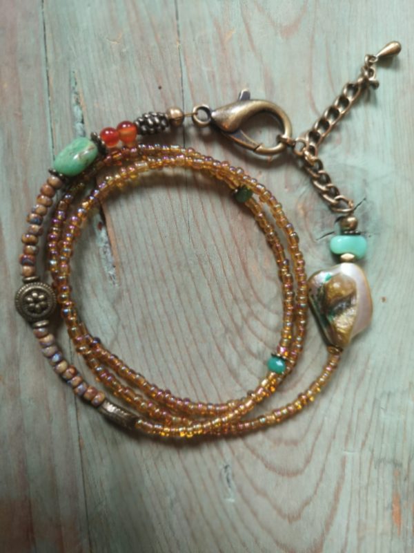 Armband en ketting earth