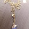 Lange ketting groene Kwarts
