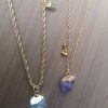 Lange schakelketting Amathist
