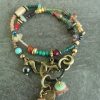 Double earth-Jade armband
