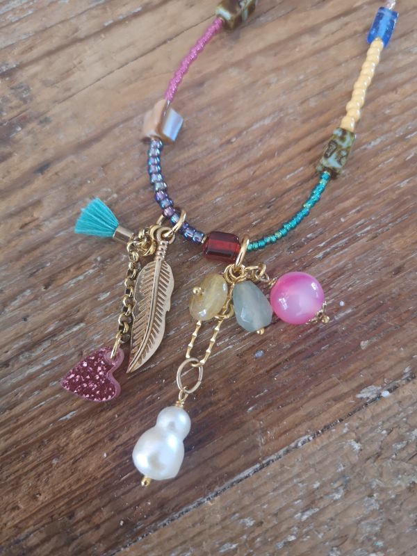 dav Happy gems ketting