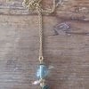 Gouden ketting Fluoriet