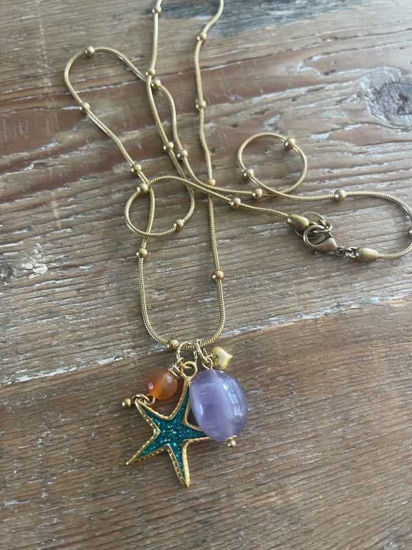 Amethist Star Ketting