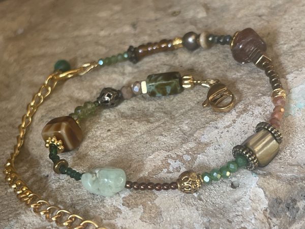 Double green-brown gold