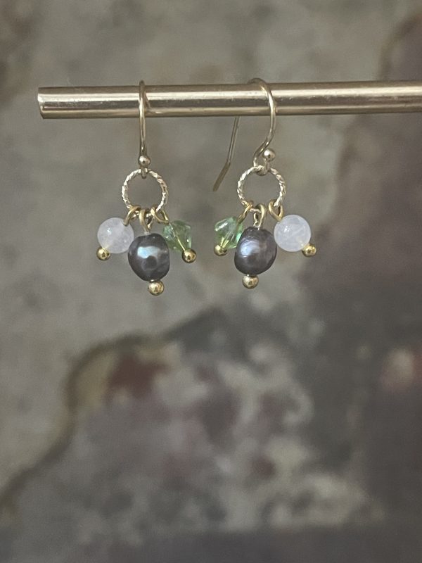 Goldfilled pearls/rozenkwarts