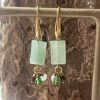 Jade Hanger met Granaat-Rozenkwarts