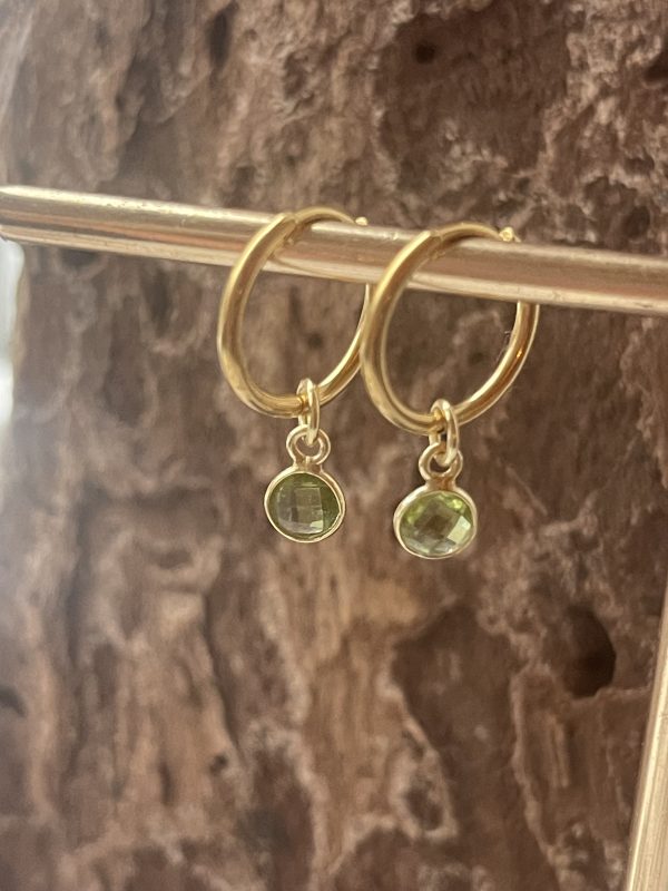 Peridot creooltjes